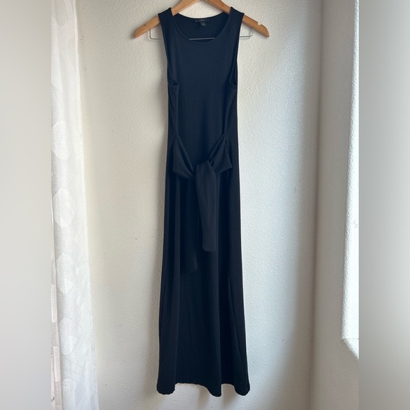 Aqua | Waist-Tie Sleeveless Dress Obed Midi Dress - Picture 2 of 8